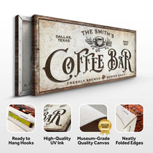 Load image into Gallery viewer, Coffee Bar Sign VII
