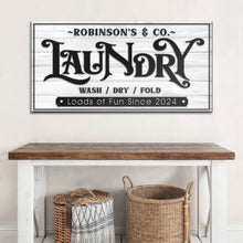 Load image into Gallery viewer, Laundry Room Sign IX