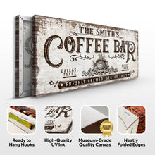 Load image into Gallery viewer, Personalized Coffee Bar Sign III