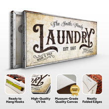 Load image into Gallery viewer, Family Laundry Sign II