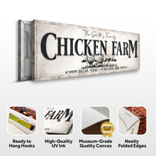 Load image into Gallery viewer, Chicken Family Farm Sign