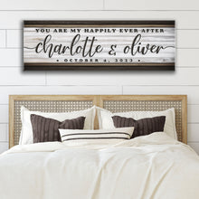 Load image into Gallery viewer, Personalized Happily Ever After Couple Sign II