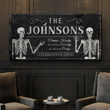 Load image into Gallery viewer, Gothic Family Sign V