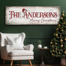 Load image into Gallery viewer, Christmas Family Name Sign II