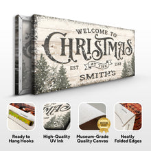 Load image into Gallery viewer, Family Welcome To Christmas Sign III