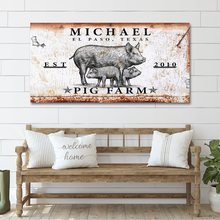 Load image into Gallery viewer, Pig Farm Sign