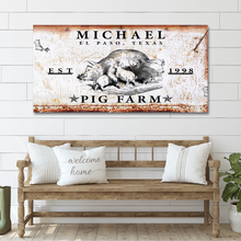 Load image into Gallery viewer, Pig Farm Sign