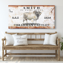 Load image into Gallery viewer, Brahman Cattle Sign III