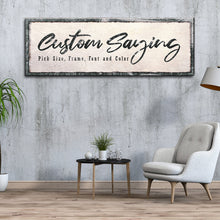 Load image into Gallery viewer, Custom Saying Sign