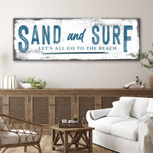 Load image into Gallery viewer, Sand And Surf Sign (Free Shipping)