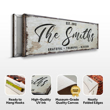 Load image into Gallery viewer, Thanksgiving Family Sign II