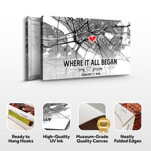 Load image into Gallery viewer, Couple Street Map Sign