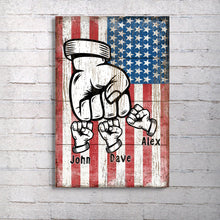 Load image into Gallery viewer, Dad Fist Bump Father's Day Gift Sign