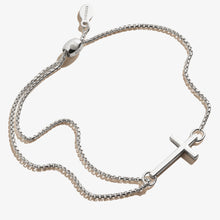 Load image into Gallery viewer, Pull Chain Cross Bracelet