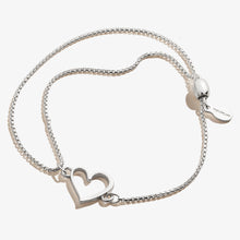 Load image into Gallery viewer, Heart Pull Chain Bracelet