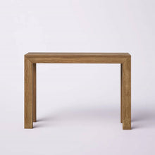 Load image into Gallery viewer, Solid Wood Modern Accent Console Table / Sofa Table in Medium Brown Pecan Finish