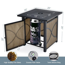 Load image into Gallery viewer, 40,000 BTU Portable LP Gas Propane Fire Pit Table