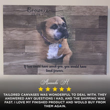 Load image into Gallery viewer, Wooden Animal Portrait Sign | Personalized Canvas Wall Art