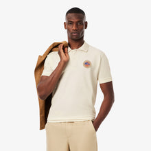 Load image into Gallery viewer, Lacoste Mens Classic Fit Petit Pique Badge Polo - Cream