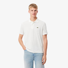 Load image into Gallery viewer, Lacoste Mens Light Pique Polo - White