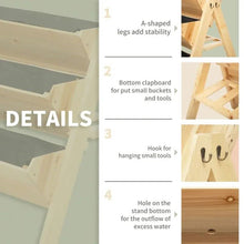 Load image into Gallery viewer, 3-Tier A Frame Fir Wood 3 Elevated Planter Box Raised Garden Bed