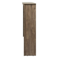 Load image into Gallery viewer, King size Bookcase Headboard in Drifted Gray Wood Finish