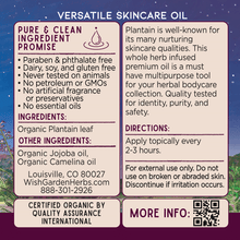 Load image into Gallery viewer, Plantain Oil, Calm &amp; Restore