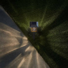 Load image into Gallery viewer, 4 Pack - Bronze Gold Solar LED Light Set - Outdoor Path Yard Lighting