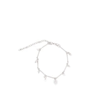Load image into Gallery viewer, Bar Link Tiny Dangle Cross Charm Bracelet (H260A/E280/I352A)