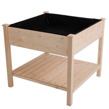 Load image into Gallery viewer, FarmHome Square Fir Wooden Raised Garden Planter Box