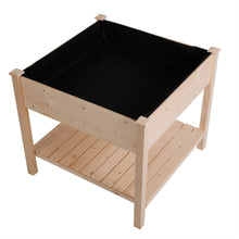 Load image into Gallery viewer, FarmHome Square Fir Wooden Raised Garden Planter Box
