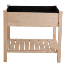 Load image into Gallery viewer, FarmHome Square Fir Wooden Raised Garden Planter Box