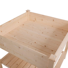 Load image into Gallery viewer, FarmHome Square Fir Wooden Raised Garden Planter Box