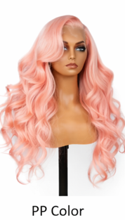 Dark Auburn Straight Human Hair 24' Lace Closure Wigs With Baby Hair