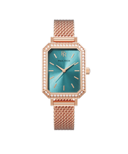 Load image into Gallery viewer, Icon - Rose Gold Turqoise