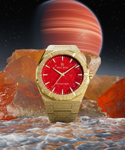Load image into Gallery viewer, Frosted Star Dust II Gold Red