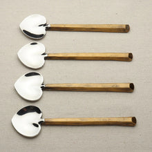 Load image into Gallery viewer, PLATEAU HEART SPOON 4 PC. SET