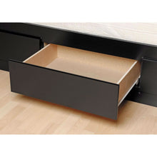 Load image into Gallery viewer, Twin XL Platform Bed Frame with 3 Storage Drawers in Black