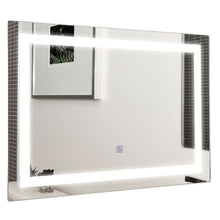 Load image into Gallery viewer, 27.5 inch LED Touch Sensor Wall Mounted Corded Bathroom Mirror