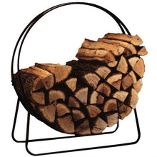 Load image into Gallery viewer, Round Circular 40-inch Steel Hoop Firewood Log Storage Rack