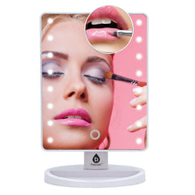 Load image into Gallery viewer, Pursonic Makeup Essentials Duo – LED Countertop Mirror + 5-Piece Brush Set