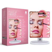 Load image into Gallery viewer, Pursonic Makeup Essentials Duo – LED Countertop Mirror + 5-Piece Brush Set