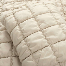 Load image into Gallery viewer, Twin/XL Soft Lightweight Puff Textured 2-Piece Comforter Set in Neutral Tan