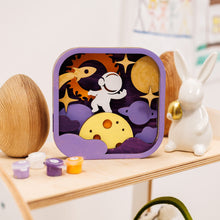 Load image into Gallery viewer, 3D DIY Wood Painting Kit for Kids – Space