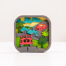 Load image into Gallery viewer, 3D DIY Wood Painting Kit for Kids – Cars