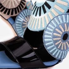 Load image into Gallery viewer, The Parama Blue Leather Ankle Strap Women Sandal