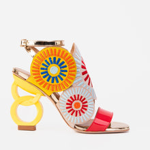 Load image into Gallery viewer, The Parama Yellow Leather Ankle Strap Women Sandal