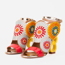 Load image into Gallery viewer, The Parama Yellow Leather Ankle Strap Women Sandal