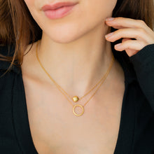 Load image into Gallery viewer, Signature Gold Circle Layering Necklace