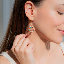 Load image into Gallery viewer, Rainbow Halo Mini Earrings